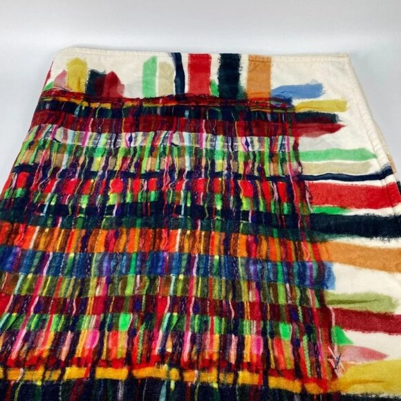 Auth CHANEL 16C Overall handle Bath towel interior throw blanket beach towel - Picture 5 of 10